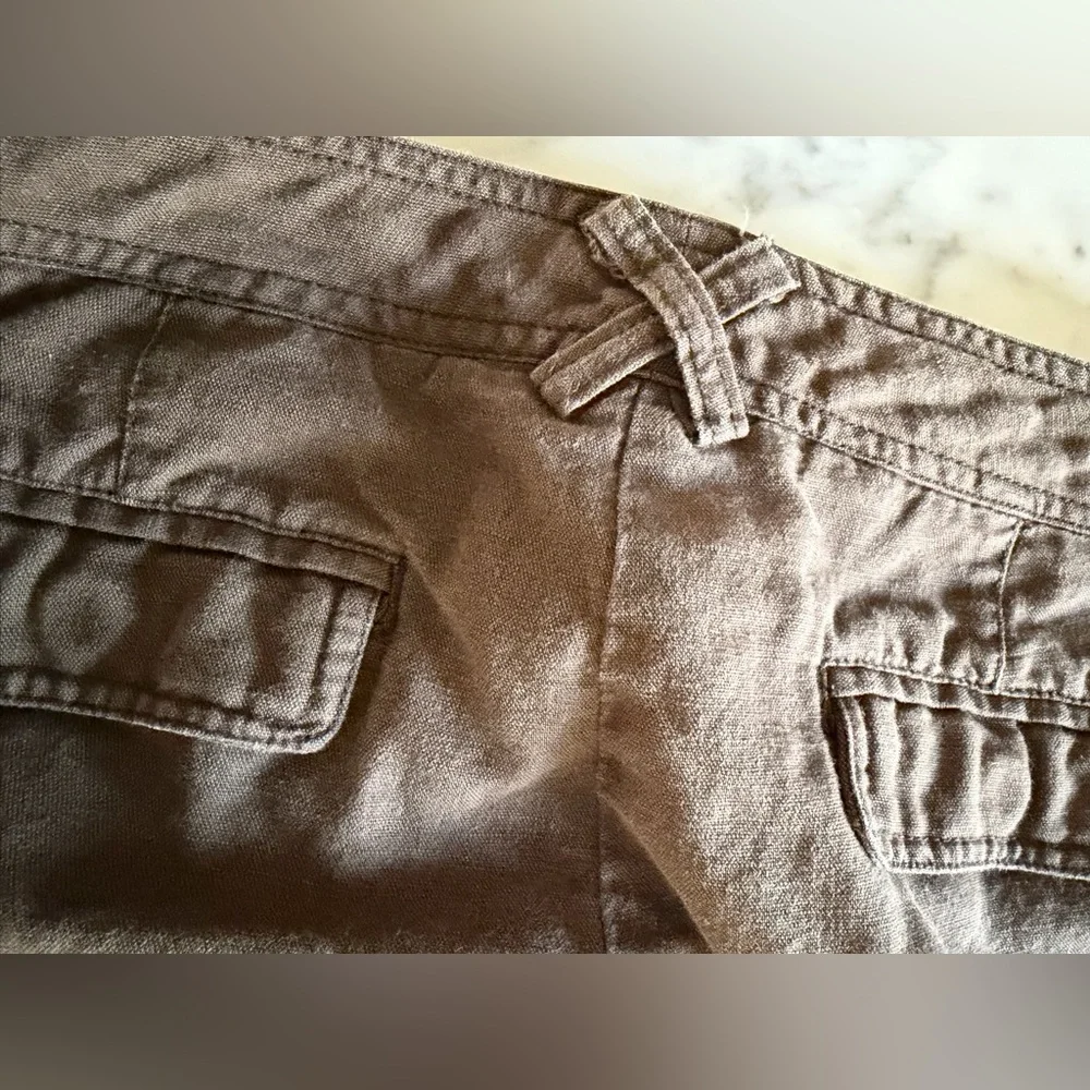 J. Crew Cotton / Linen Cargo Crop Pant - Women’s Size 10 “City Fit” - Picture 6 of 9